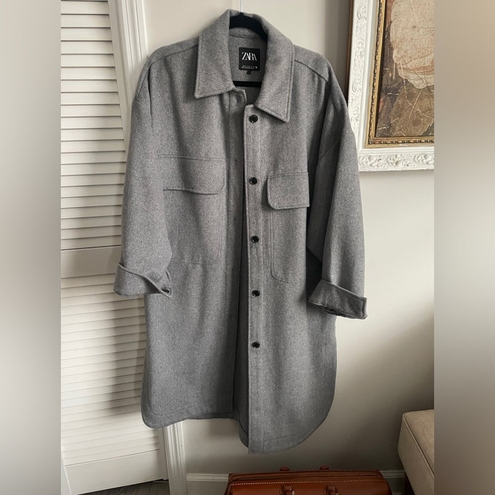 Zara shirt jacket